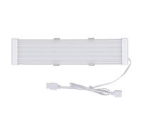 Cavo con guaina per estensione ARGB, cavi per alimentatore sincronizzati a 5 V e 3 pin per scheda madre e scheda grafica, cavo per alimentatore RGB con guaina e 16,8 milioni di col (X12 Wide (per