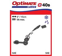CAVO CON SPINA SAE E PRESA IMPERMEABILE SAE (LUNGHEZZA 15 CM) (EL)