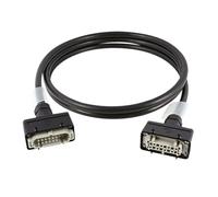 Contrik CKPE50-AHAH-M100 Cavo multicore Harting E16 Nero