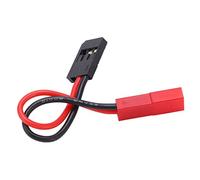 Cavo connettore JST femmina a JR FuTABA maschio Cavo in silicone 20AWG di alta qualità con connessione Protezione da cortocircuito per auto RC Droni Plastica Rame 96 mm 3,8