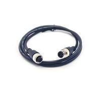 Cavo Connettore M12 5 Poli Femmina, A Codice IP67 Impermeabile Cavi Elettrici M12 Spina Connettore Aviazione 5 Pin Cavo di prolunga M12 femmina-maschio cavo sagomato a doppia estremità (1M)