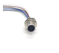 Cavo connettore maschio M12 a 5 pin, un cavo posteriore diritto codificato impermeabile maschio per aviazione, cavo elettrico non schermato, presa sensore IP67 (10 metri)