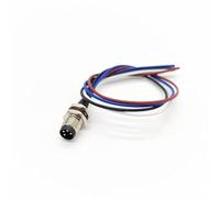 Cavo connettore maschio M8 a 4 pin, un cavo posteriore diritto codificato impermeabile maschio per aviazione, cavo elettrico non schermato, presa sensore IP67 (10 metri)