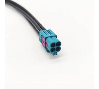 Cavo connettore mini Fakra 4 in 1, 20 cm, alta trasmissione, linea di prova Z codice femmina a codice A maschio, assemblaggio elettrico, connettori coassiali per veicoli