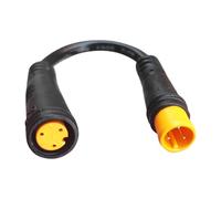 Cavo connettore per bici elettrica, prolunga a 3 poli, 10,8 cm, kit di conversione cavo acceleratore a pollice per bici elettrica, 6 g, in ABS, sensore freno e ingranaggio, accessorio Ebrake