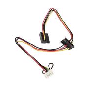 Cavo connettore robusto da 6 pin a 2 porte SATA per HDD, compatibile con schede madri Acer Nitro N50-610 Disco Duro ATX.
