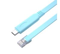 Cavo console Cisco USB-C con chip FTDI, adattatore seriale da USB tipo C a RJ45 Accessorio essenziale per router/switch Cisco, NETGEAR, Ubiquity, LINKSYS, TP-Link per laptop, 1.8m/6ft