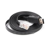 Cavo console USB Compatible With RJ45 RS232 Cavo di convertitore dell'adattatore seriale Compatibile con il rollover del router Cis-Co con supporto chipset Win7/8/10 ( Size : 10ft , Color : Svart )
