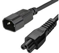 MANHATTAN ICOC 15-NC - Cavo conversione C5 F a C14 M 1,8 mt nero