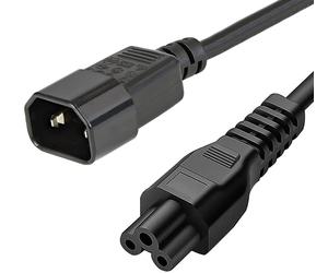 Cavo conversione C5 F a C14 M 1,8 mt nero