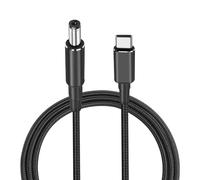 Cavo convertitore adattatore di alimentazione da USB-C a punta rotonda da 4,5 x 3,0 mm per laptop Dell con jack DC Smart Tip da 4,5 mm (cavo USB-C maschio)