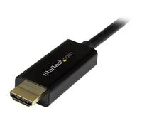 StarTech.com Cavo da DisplayPort a HDMI 4K 30Hz 1 m, Cavo Adattatore DisplayPort/HDMI, Cavo Convertitore da DP 1.2 a HDMI per Monitor, Connettore DP a scatto, Cavo Passivo DP/HDMI (DP2HDMM1MB)