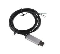 Cavo convertitore adattatore seriale da USB a RS485, chip FT232RL RS 485 in alluminio USB 3 pin 3 DIN cavo di programmazione spogliato
