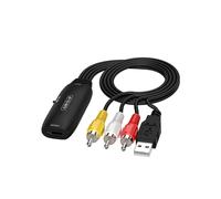 Cavo Convertitore AV a HDMI - Adattatore RCA Composito a HDMI con Alimentazione USB