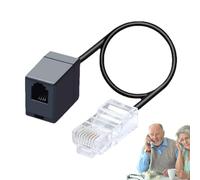 Cavo convertitore - Cavo adattatore linea telefonica da 14 pollici | RJ45 a RJ11 per reti DSL, banda larga e ufficio, adattatore affidabile ad alte prestazioni per sistemi di telecomunicazione con st