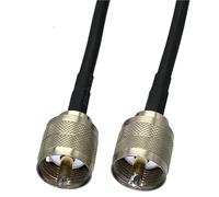 Cavo convertitore coassiale RF UHF PL259-PL259, connettore a treccia, dritto, 6 pollici ~ 20 m(5M)