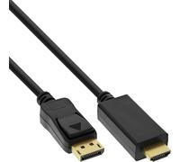 ITS 0,5 METRI Cavo DisplayPort M a HDMI M, con Audio, 4K/60Hz, DP1.2, nero