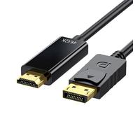 Cavo convertitore da DisplayPort a HDMI maschio a maschio per computer e laptop abilitati DisplayPort multitasking