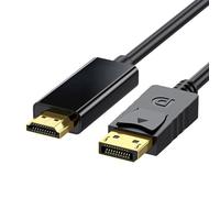 Cavo convertitore da DisplayPort a HDMI maschio a maschio per computer e laptop abilitati DisplayPort multitasking