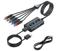 Cavo convertitore da HDMI a componente con funzione scaler, convertitore scaler da HDMI a YPbPr 1080p, supporta l'ingresso HD 1080i per vecchi televisori