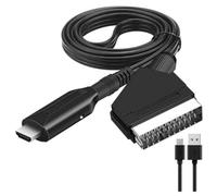 Cavo convertitore da SCART a HDMI 1M - Adattatore AV per dispositivi più vecchi su HDTV, conversione a 1080p