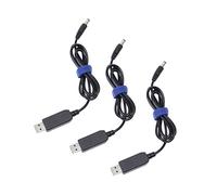 Cavo convertitore da USB a CC 3X 5V 12V Tensione Step-Up 5,5X2,1mm Maschio 1M Ne