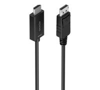 Cavo Convertitore DisplayPort a HDMI AISENS A125-0894 4K@60Hz 2m Nero