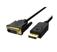 Cavo Convertitore DisplayPort A HDMI DVI-D VGA, Spina Placcata Oro, Adattatore Display Multiporta HD 4K 1080P, For TV, Laptop E Computer Desktop(DP To DVI)
