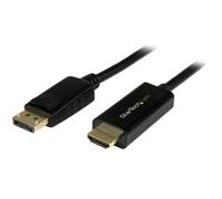 StarTech.com Cavo da DisplayPort a HDMI 4K 30Hz 2 m, Cavo Adattatore DisplayPort/HDMI, Cavo Convertitore da DP 1.2 a HDMI per Monitor, Connettore DP a scatto, Cavo Passivo DP/HDMI (DP2HDMM2MB)