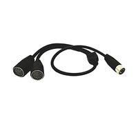 Cavo convertitore MIDI 5 pin maschio a 2 Din-5 femmina per tastiera MIDI pianoforte