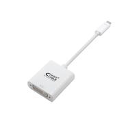 Cavo convertitore nanocable da USB-C a DVI-D Dual Link maschio/femmina da 15 cm