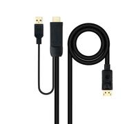 Cavo Convertitore Nanocable HDMI 2.0 a DisplayPort V1.2 1.8m Nero