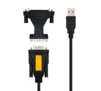 Cavo convertitore USB a RS232 DB9/DB25 A/M, collegamento tra dispositivi e trasferimento dati.