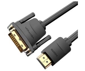 Cavo convertitore Vention ABFBI DVI maschio a HDMI maschio 3 m nero schermato 30 AWG