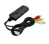 Cavo Convertitore Video, Cavo Convertitore Professionale Leggero da HD Ad AV, Cavo Convertitore Portatile 480i 576i per Convertitore Cavo TV VHS VCR