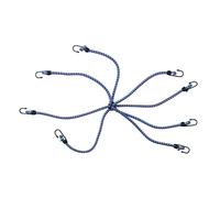CAVO CORDA CINGHIA ELASTICA RAGNO 8 BRACCI CON GANCI PER AUTO CAMPER VIAGGI 10MM