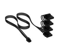 Cavo Corsair CP-8920456 4 x SATA 0,75 m nero