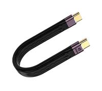 Cavo Corto USB C 100 W, Dati 40 Gbps Video 4K, Ricarica Rapida PD