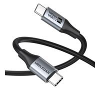 Cavo corto USB C Android Auto 48 cm, 10 Gbps USB 3.2 Gen 2 Slim USBC Cavo per monitor portatile 8K/4K @144Hz/10Gbps/100W, cavo USBC da 1,6 'per KYY/MNN Protable Monitor, Android Auto, iPhone 17