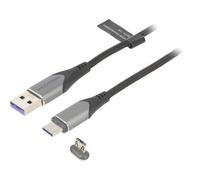 Cavo CQNHG magnetico USB 2.0 15 m nero filo: stagnato 5A VENTION