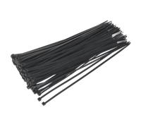 Cavo Cravatta 300 x 4.4mm Nero Confezione Di 100 - Sealey CT30048P100 Nuovo