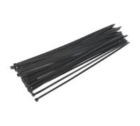 Cavo Cravatta 450 x 7.6mm Nero Confezione Di 50 - Sealey CT45076P50 Nuovo
