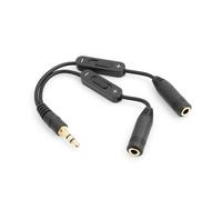 Cavo Stereo Per Cuffie 3,5Mm Jack A 2 X 3,5 Mm Jack Con Separatore...