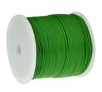 Cavo Cuoio (Da 0,33 €/ M) Rotondo 1 Mm. Grün. Cinturino Pelle. Lunghezza: Scelta