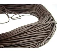 Cavo Cuoio (Da 0,75 €/ M) Rotondo 3 Mm. Braun. Cinturino Pelle. Lungo: a Scelta