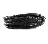 Cavo Cuoio Intrecciato 10 MM Bola (Da 10,16 €/ M) Länge&farbe: a Scelta