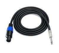 Cavo da 1/4 maschio a Speakon maschio Speakon a adattatore mono da 6,35 mm maschio da 6,5 mm a cavo Speak-On