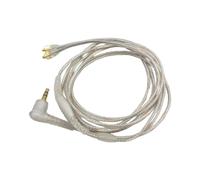 Cavo da 1,6 m argento per MMCX a 3,5 mm per per SHURE SE215 SE315 SE425 SE535