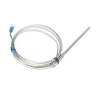 Cavo da 2 m, sonda da 50 a 200 mm, 900 gradi, tipo K, sensore di temperatura termocoppia PT100 non messa a terra, 1 pezzo(K 1 mm,200 mm)