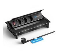 Cavo da 3 m in alluminio, presa a scomparsa con 2 USB-C PD 30 W